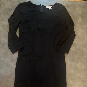Forever21 Black Long Sleeved Dress